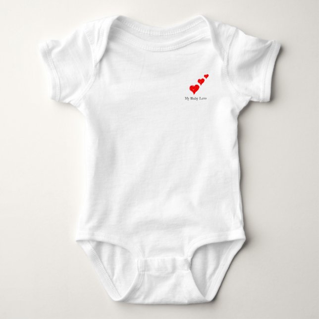 Body Para Bebé Mi amor de bebé (Anverso)