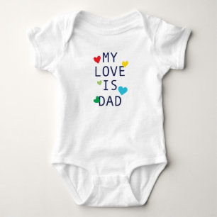 Body Para Bebé Mi amor es papá