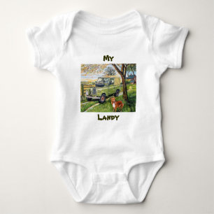 Body Para Bebé Mi bebé de Landy crece (la enredadera)