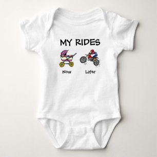 Body Para Bebé Mi Bebé en Motocross Bodysuit