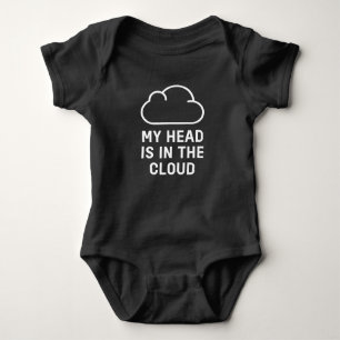 Body Para Bebé Mi Cabeza La Nube Científica Hacker It