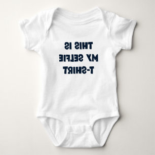 Body Para Bebé Mi camiseta de selfie