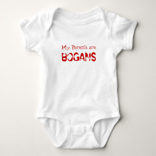 Body Para Bebé Mi Camiseta Mis Padres son Bogans