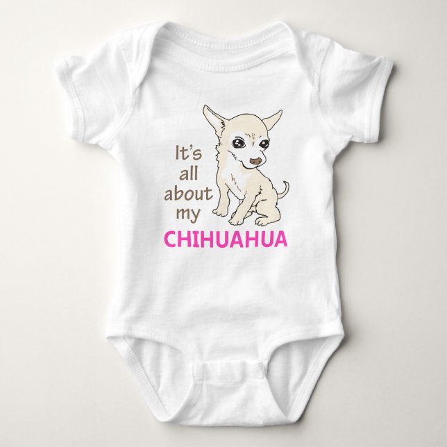 Body Para Bebé Mi Chihuahua (Anverso)