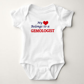 Body Para Bebé Mi corazón pertenece a un Gemologist
