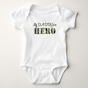 Body Para Bebé Mi DADDY es un HERO