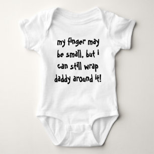 Body Para Bebé mi dedo puede ser pequeño pero puedo todavía