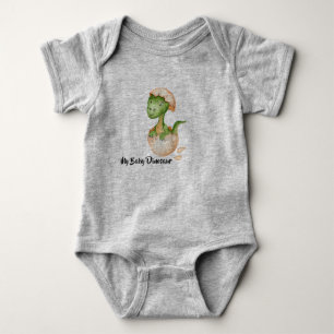 Body Para Bebé Mi dinosaurio del bebé
