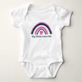 Body Para Bebé "Mi Doula me ama" Boho Rainbow