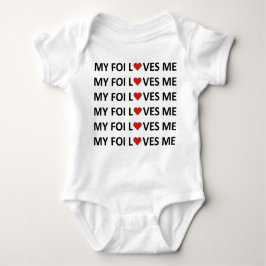 Body Para Bebé MI FOI ME AMA - RED HEART Baby Bodysuit 