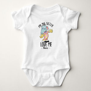 Body Para Bebé Mi Hermana Mayor Me Ama Con Nombre Personalizado