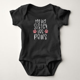 Body Para Bebé Mi hermana mayor tiene patas
