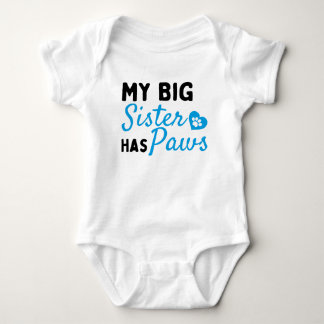 Body Para Bebé Mi hermana mayor tiene patas - Lindo