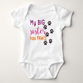 Body Para Bebé Mi Hermana Mayor Tiene Paws - Cuidados
