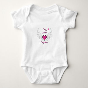 Body Para Bebé Mi hermana mis alas de héroe y corazón 2