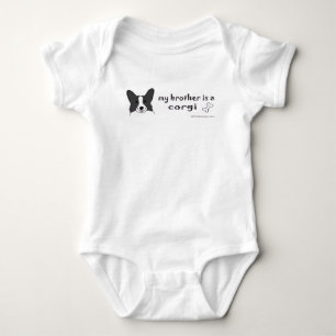 Body Para Bebé Mi hermano es un Corgi