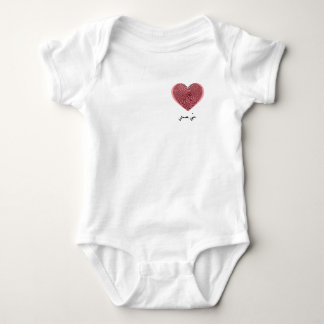 Body Para Bebé Mi Identidad – Diseño de Huella Digital del Corazó