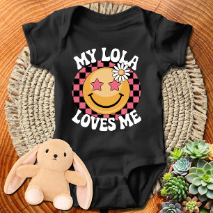 Body Para Bebé Mi Lola Me Ama - Regalo Adorable para Nietos