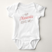 Mi Madrinha me ama | Baby Bodysuit