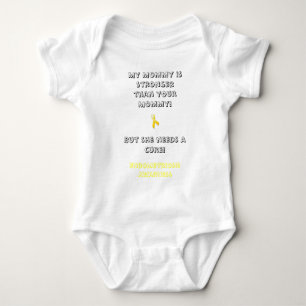 Body Para Bebé Mi mamá es más fuerte que su mamá