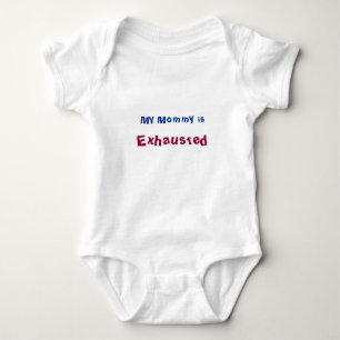 Body Para Bebé Mi mamá es nuevo bebé agotado de la mamá