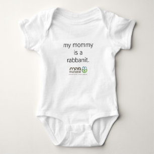 Body Para Bebé Mi mamá es un mono del niño de Rabbanit