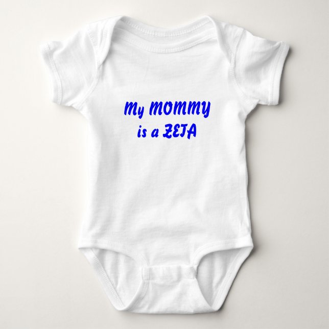Body Para Bebé Mi MAMÁ es una ZETA (Anverso)