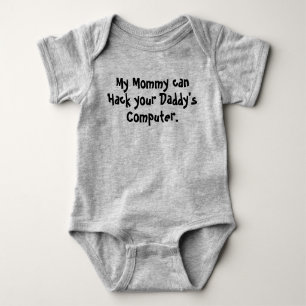 Body Para Bebé Mi mamá puede hackear