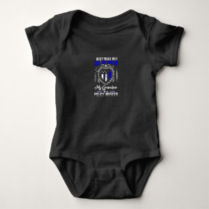 Body Para Bebé Mi nieto angustiado es un regalo de oficial de pol