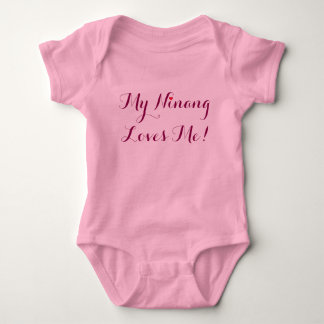Body Para Bebé ¡Mi ninang me ama!