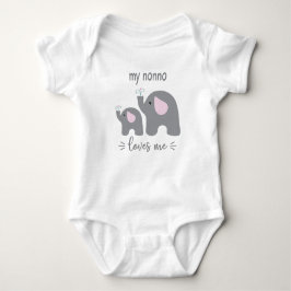 Body Para Bebé Mi Nonno Me Ama - Body de Bebé Elefante