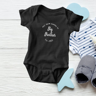 Body Para Bebé Mi nuevo nombre es Gran Hermano Nuevo Gran Hermano