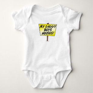 Body Para Bebé Mi papá compra una camiseta de casa