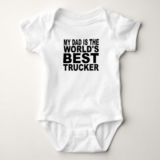 Body Para Bebé Mi papá es el mejor camionero del mundo