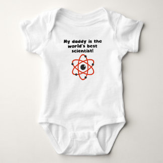 Body Para Bebé Mi papá es el mejor científico de la palabra
