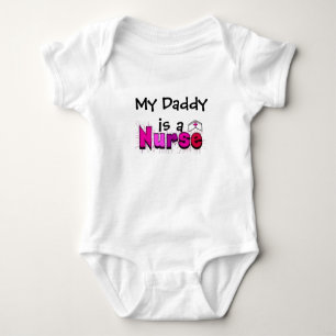 Body Para Bebé Mi papá es enfermera--Camisetas de los niños