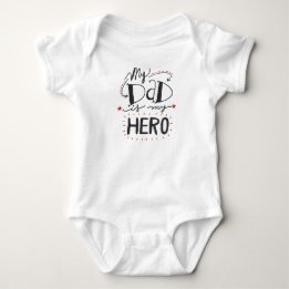 Body Para Bebé Mi papá es mi héroe