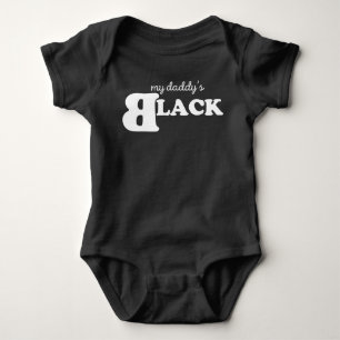 Body Para Bebé Mi papá es NEGRO