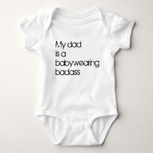 Body Para Bebé Mi papá es un Babywearing Badass