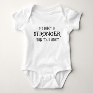 Body Para Bebé Mi papá es un mono más fuerte