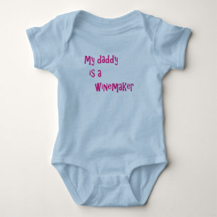 Body Para Bebé Mi papá es un winemaker