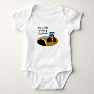 Body Para Bebé Mi Papá Está Alimentando Al Mundo,