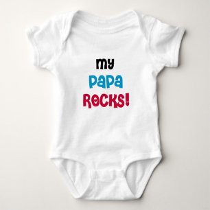 Body Para Bebé Mi papá Rocks