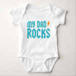 Body Para Bebé Mi papá se mueve<br><div class="desc">Plantilla de Creeper Infantil</div>
