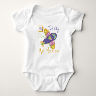 Body Para Bebé Mi papá vuela los aeroplanos