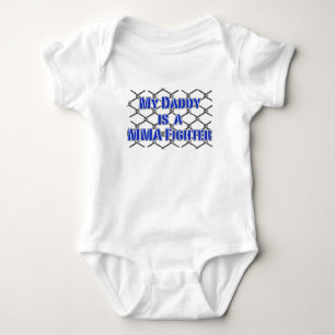 Body Para Bebé ¡Mi papi es un luchador de cage! Diseño de MMA