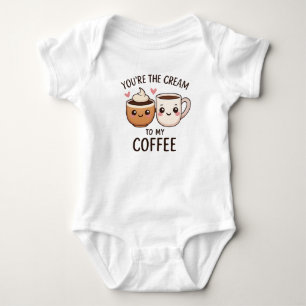 Body Para Bebé Mi Pequeña Crema para Mi Café Baby Grow