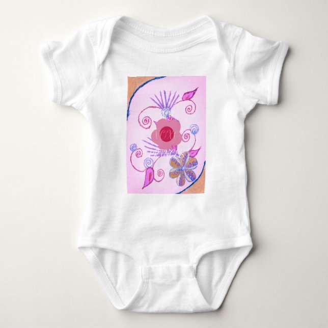 Body Para Bebé Mi pequeña Princesa: Inspiradora la vendora rosa d (Anverso)