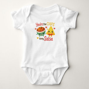Body Para Bebé Mi pequeño bebé crece con chips y salsa
