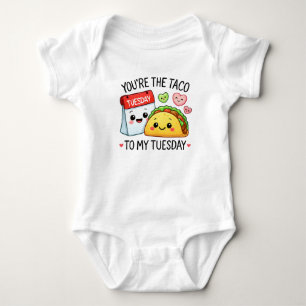 Body Para Bebé Mi pequeño bebé crece el martes de taco